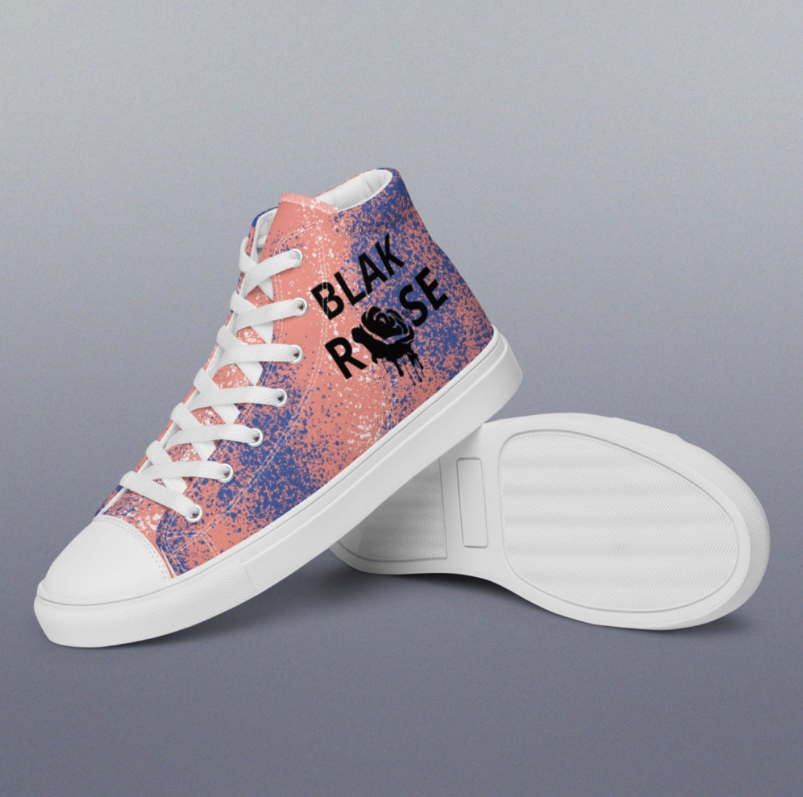 Women’s high top Blak Rose canvas shoes