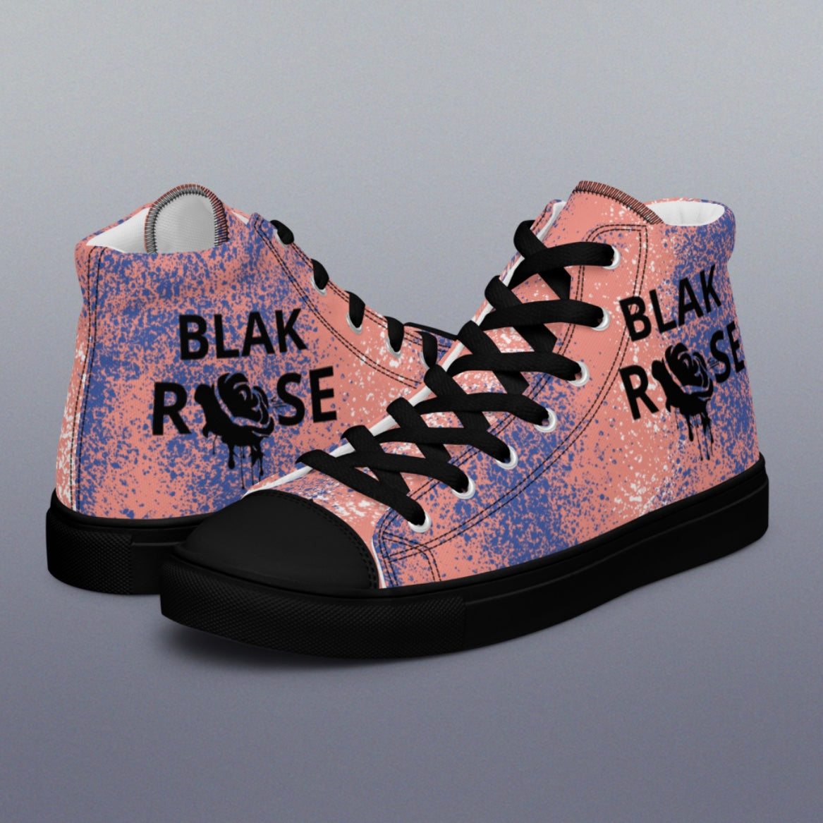 Women’s high top Blak Rose canvas shoes