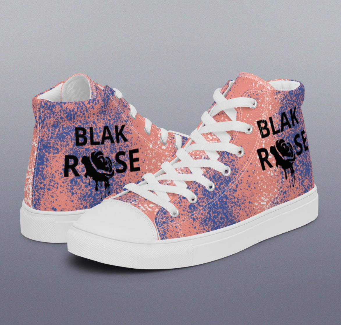Women’s high top Blak Rose canvas shoes