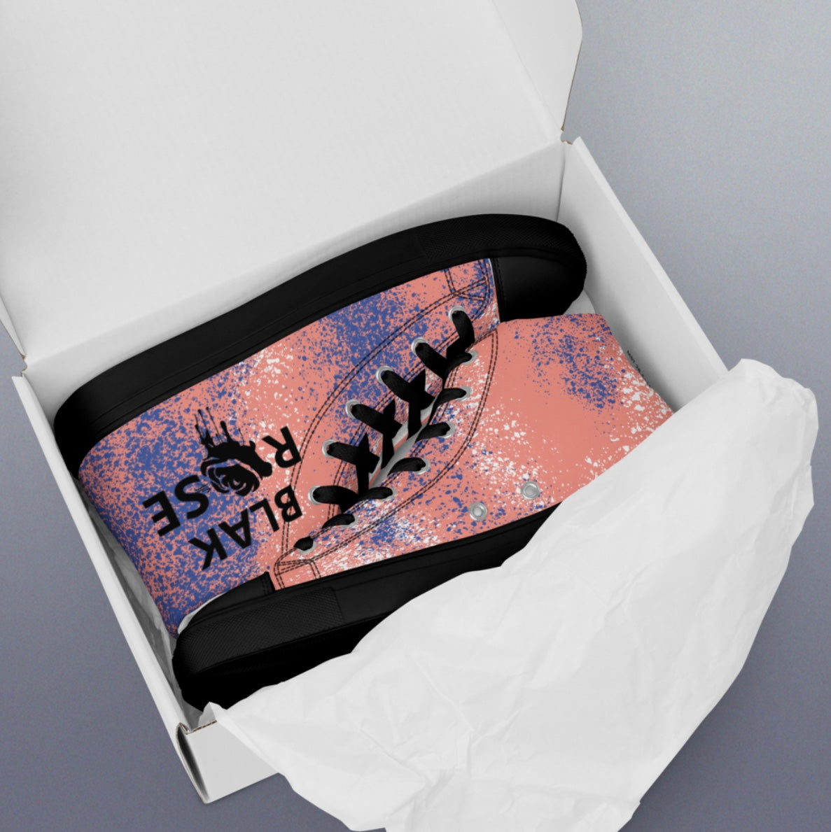 Women’s high top Blak Rose canvas shoes