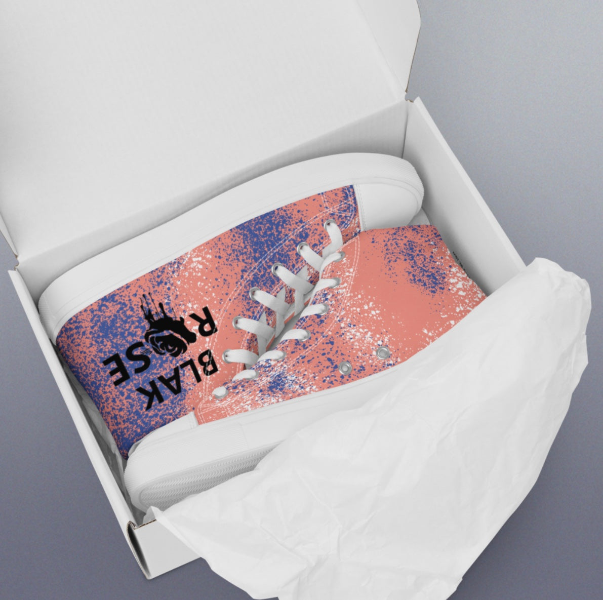 Women’s high top Blak Rose canvas shoes