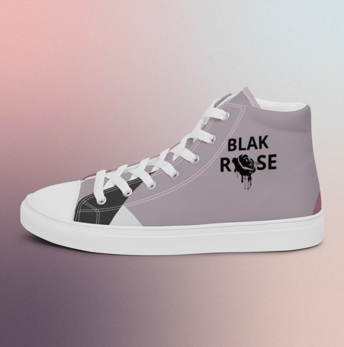 Men’s high top Blak Rose canvas shoes