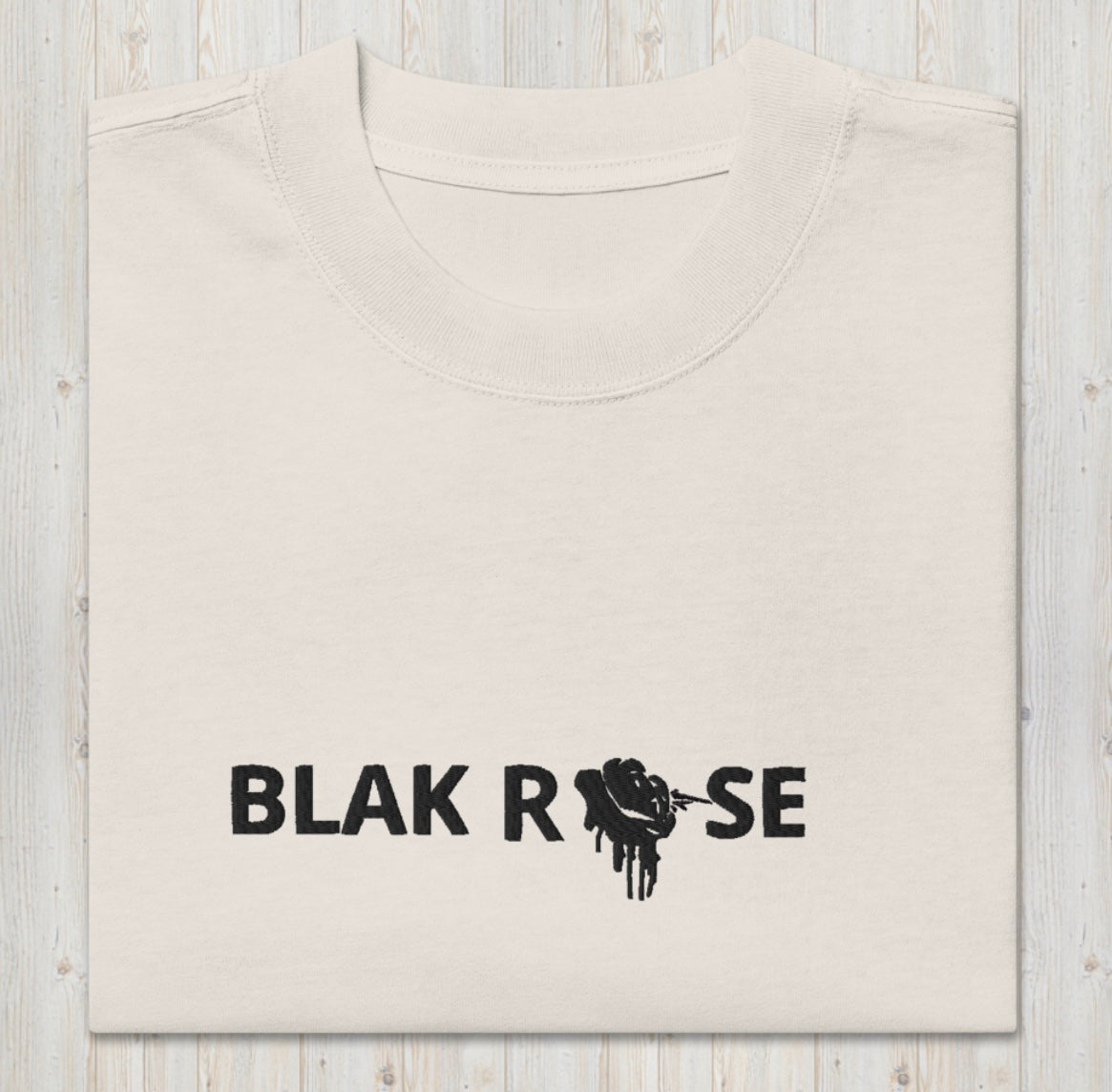 Blak rose faded t-shirt