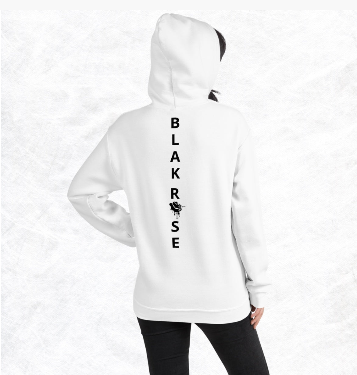 Unisex Blak Rose Hoodie