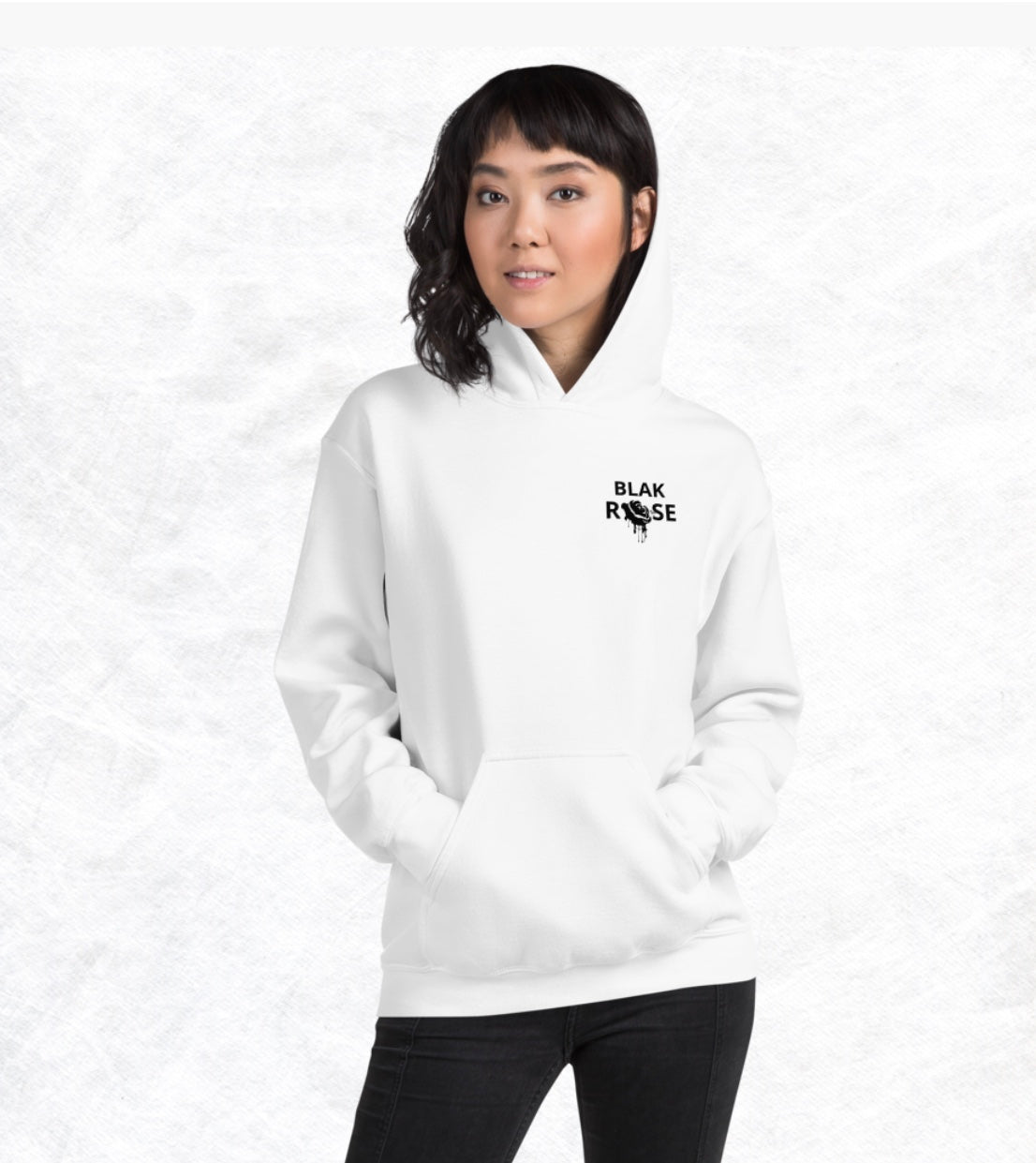 Unisex Blak Rose Hoodie