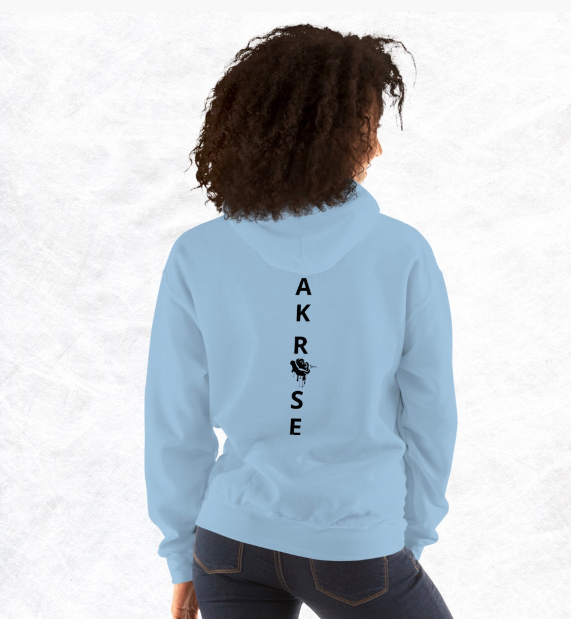 Unisex Blak Rose Hoodie