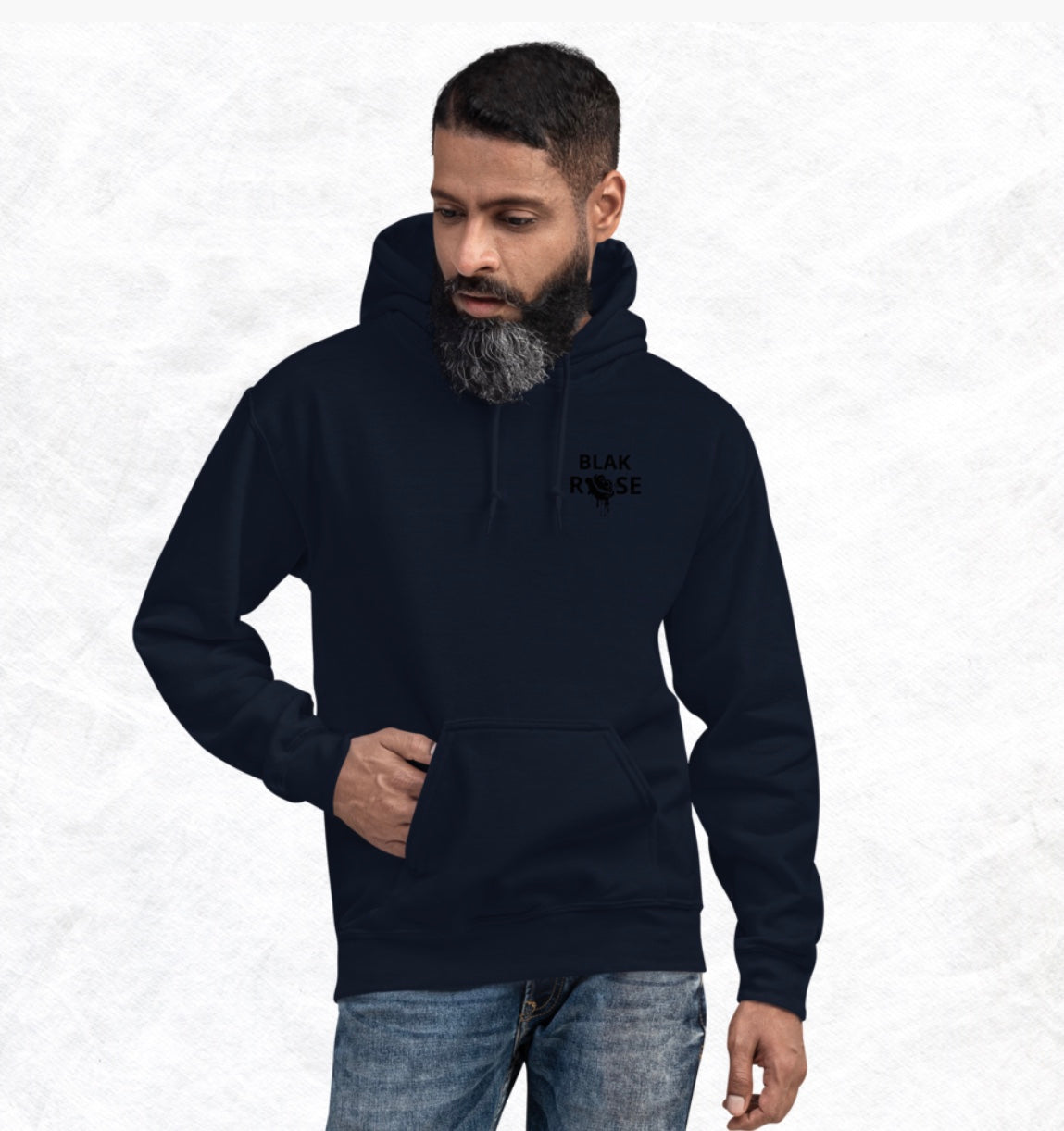 Unisex Blak Rose Hoodie